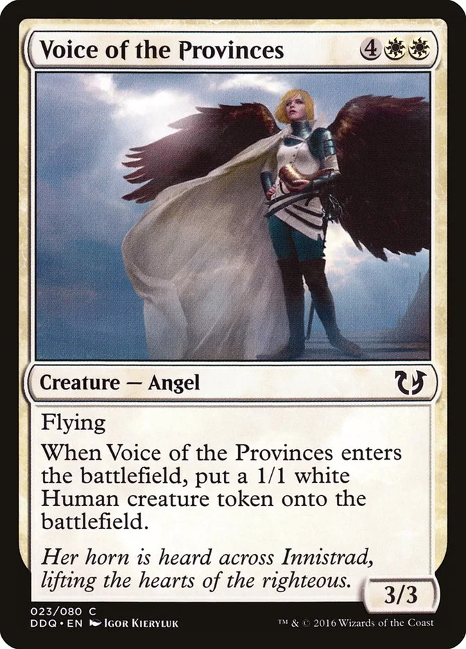 Voice of the Provinces (Duel Decks: Blessed vs. Cursed) - Magic: The Gathering in TCG Land