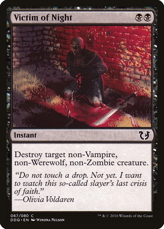 Victim of Night (Duel Decks: Blessed vs. Cursed) - Magic: The Gathering in TCG Land