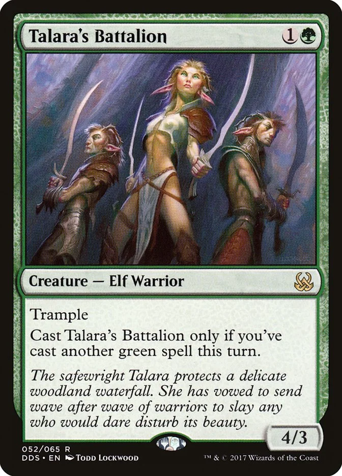Talara's Battalion (Duel Decks: Mind vs. Might) - Magic: The Gathering in TCG Land
