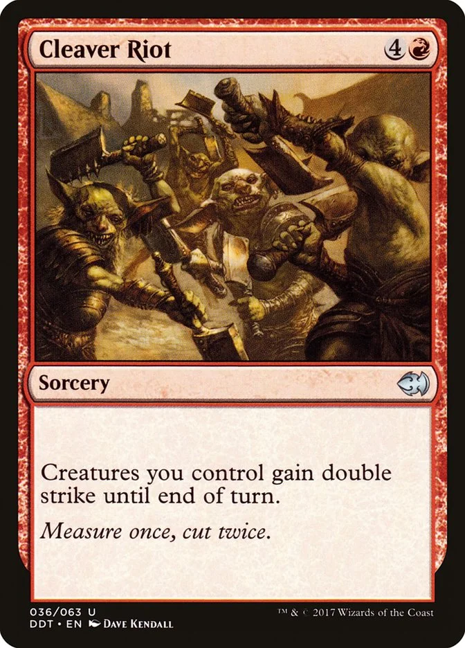 Cleaver Riot (Duel Decks: Merfolk vs. Goblins) - Magic: The Gathering in TCG Land México
