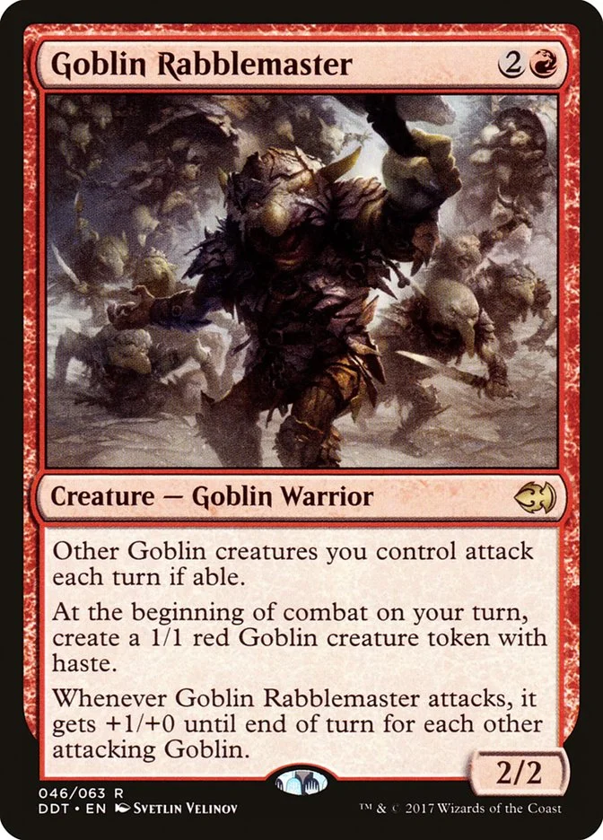 Goblin Rabblemaster (Duel Decks: Merfolk vs. Goblins) - Magic: The Gathering in TCG Land