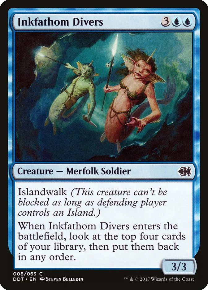 Inkfathom Divers (Duel Decks: Merfolk vs. Goblins) - Magic: The Gathering in TCG Land México