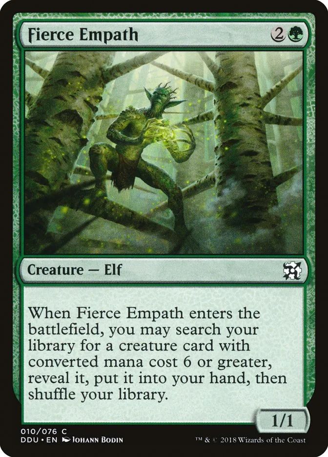 Fierce Empath (Duel Decks: Elves vs. Inventors) - Magic: The Gathering in TCG Land México