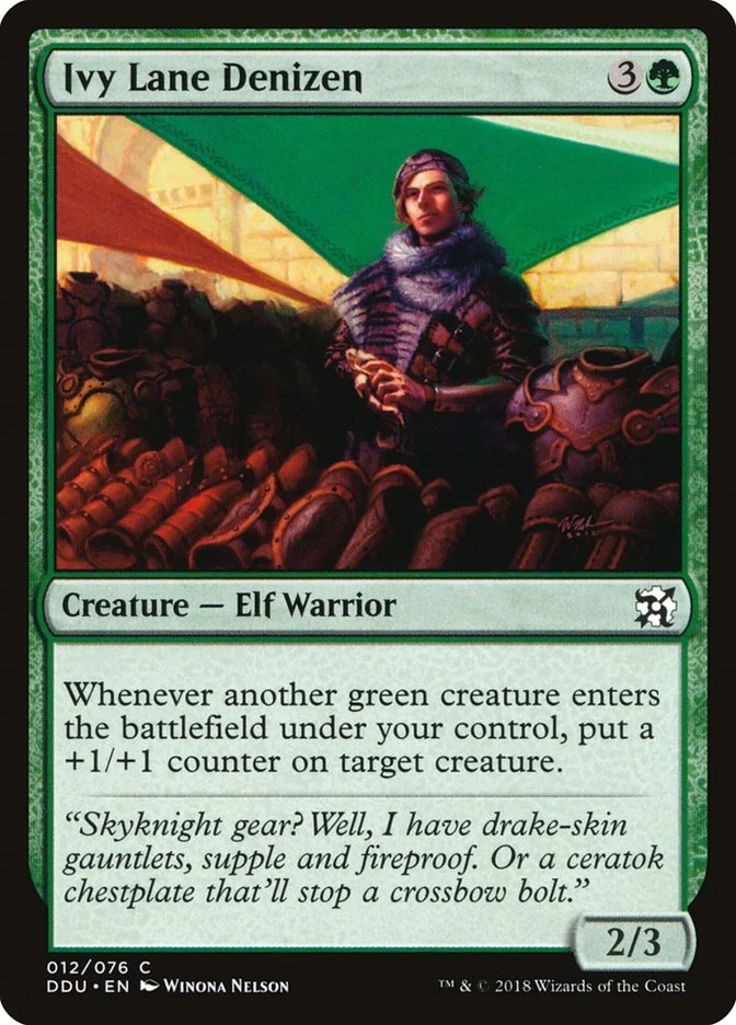 Ivy Lane Denizen (Duel Decks: Elves vs. Inventors) - Magic: The Gathering in TCG Land