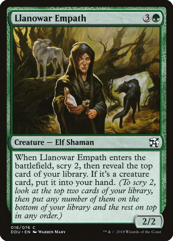 Llanowar Empath (Duel Decks: Elves vs. Inventors) - Magic: The Gathering in TCG Land