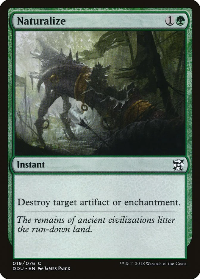 Naturalize (Duel Decks: Elves vs. Inventors) - Magic: The Gathering in TCG Land