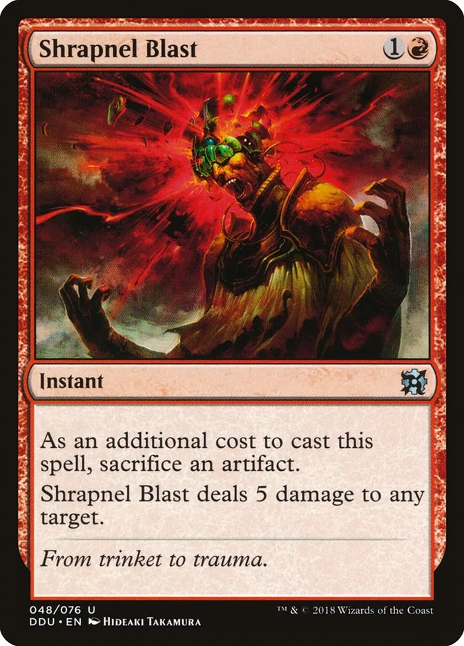 Shrapnel Blast (Duel Decks: Elves vs. Inventors) - Magic: The Gathering in TCG Land