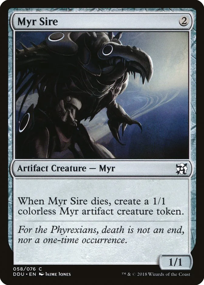 Myr Sire (Duel Decks: Elves vs. Inventors) - Magic: The Gathering in TCG Land