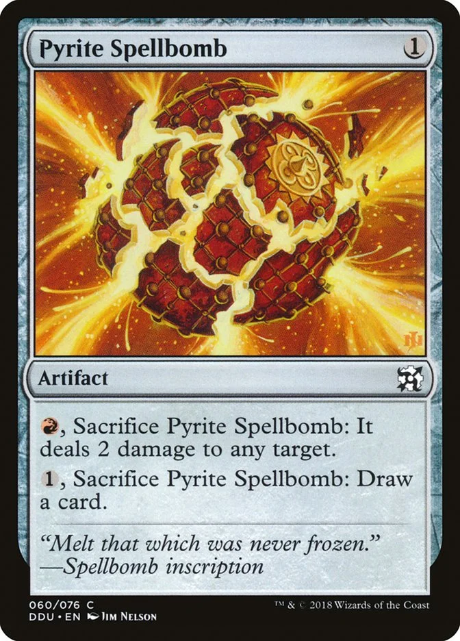 Pyrite Spellbomb (Duel Decks: Elves vs. Inventors) - Magic: The Gathering in TCG Land