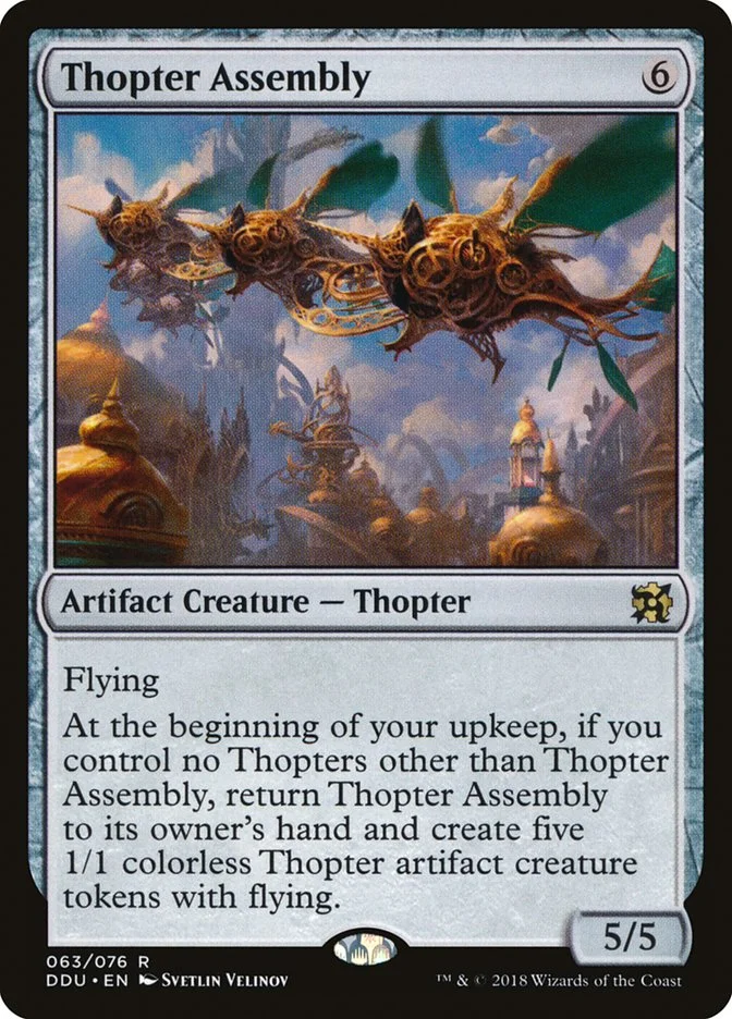 Thopter Assembly (Duel Decks: Elves vs. Inventors) - Magic: The Gathering in TCG Land México