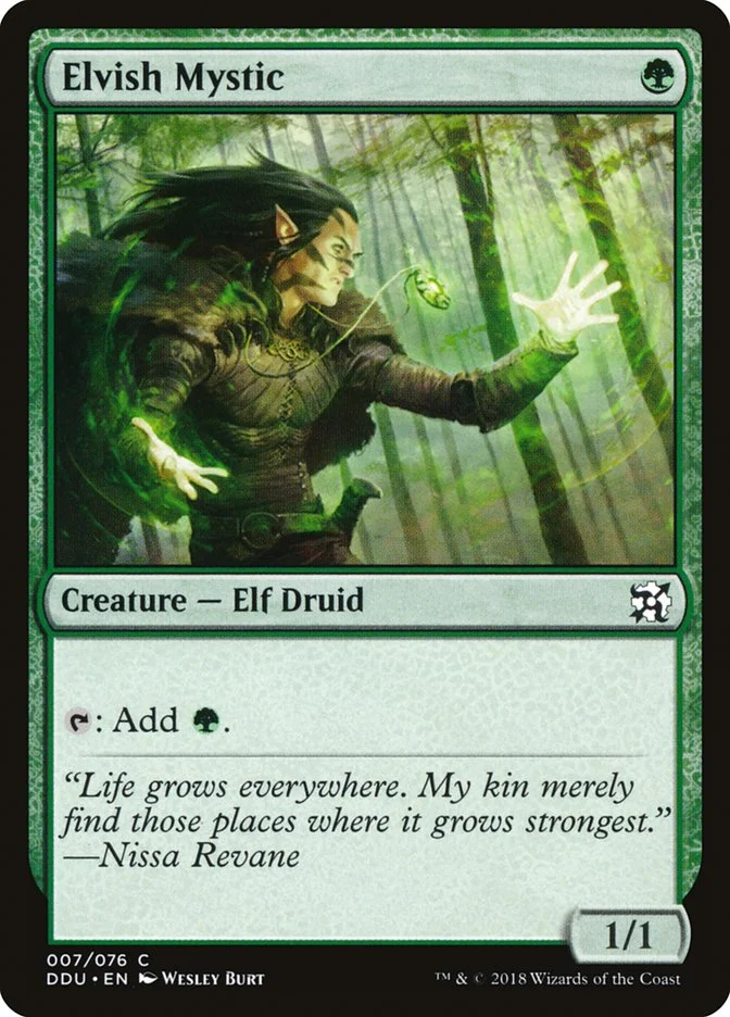Elvish Mystic (Duel Decks: Elves vs. Inventors) - Magic: The Gathering in TCG Land