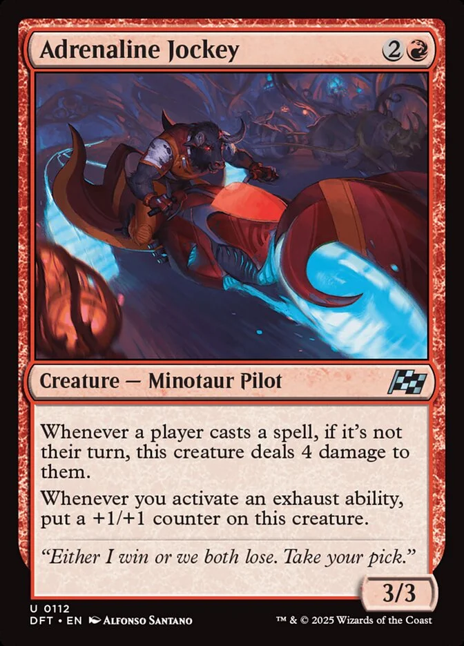 Adrenaline Jockey (Aetherdrift) - Magic: The Gathering in TCG Land