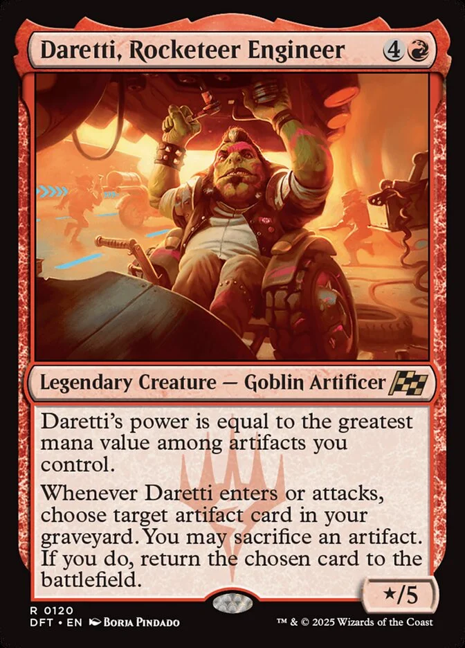 Daretti, Rocketeer Engineer (Aetherdrift) - Magic: The Gathering in TCG Land