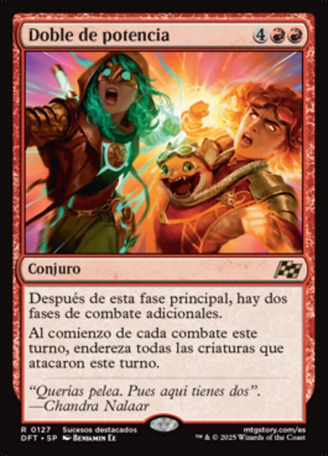 Doble de potencia (Aetherdrift) - Magic: The Gathering in TCG Land