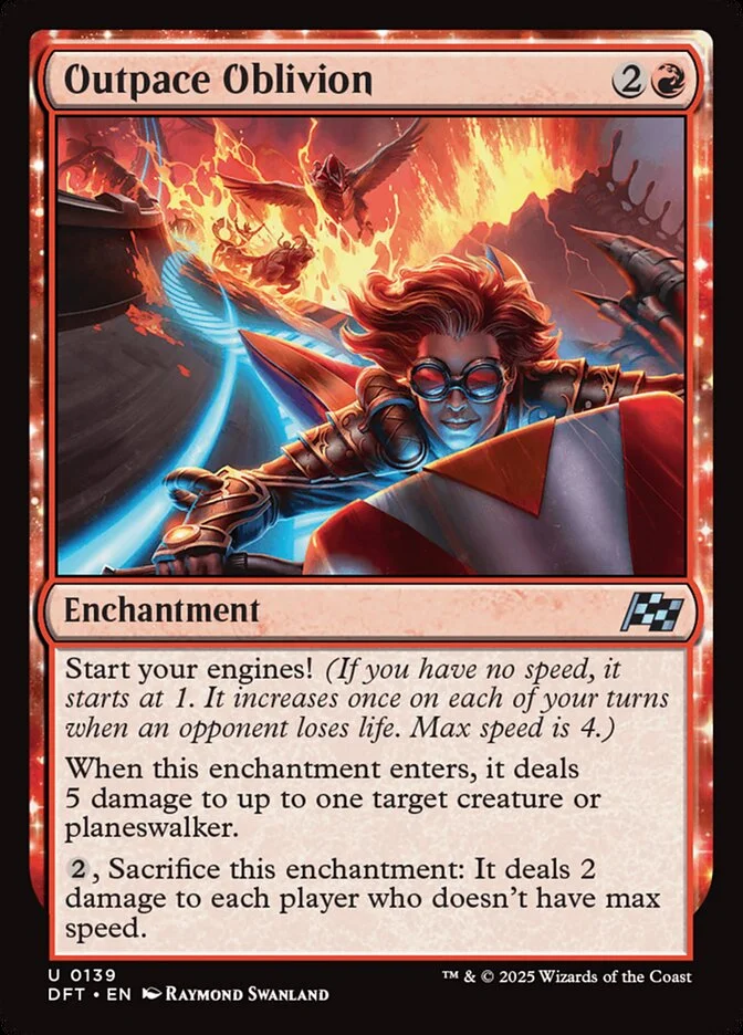 Outpace Oblivion (Aetherdrift) - Magic: The Gathering in TCG Land México