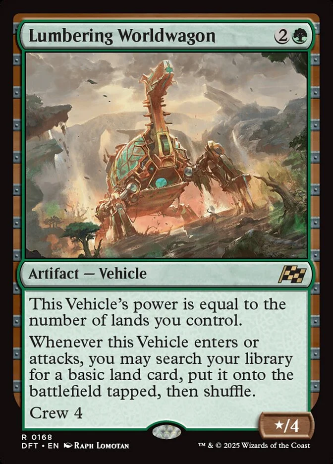 Lumbering Worldwagon (Aetherdrift) - Magic: The Gathering in TCG Land México