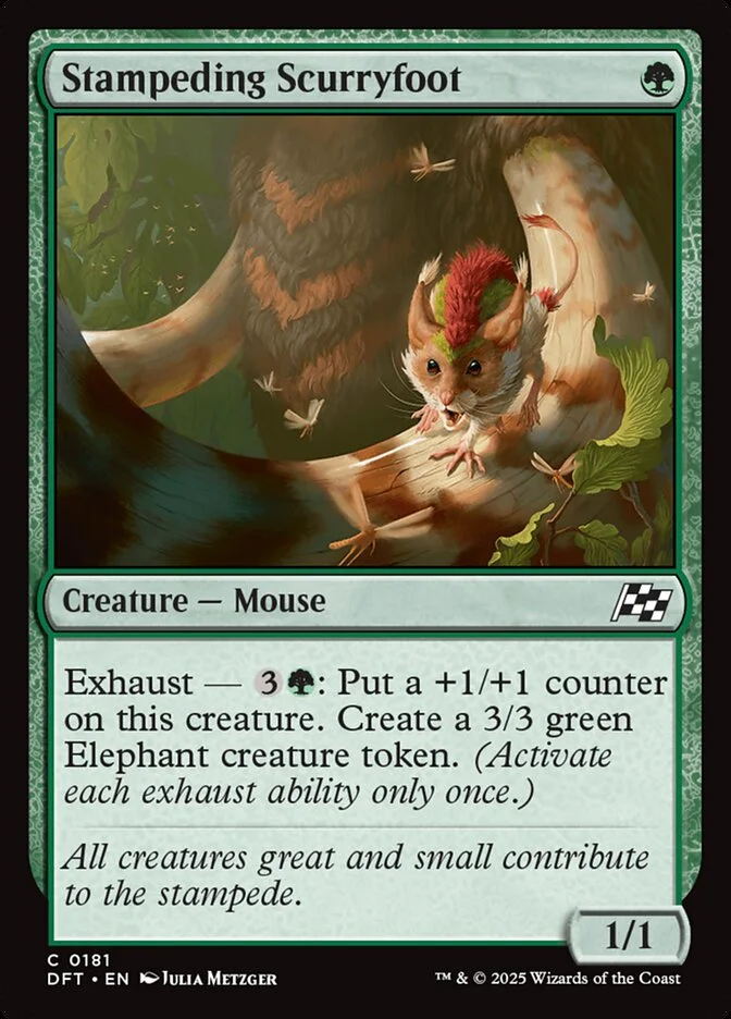 Stampeding Scurryfoot (Aetherdrift) - Magic: The Gathering in TCG Land