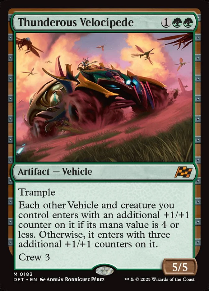 Thunderous Velocipede (Aetherdrift) - Magic: The Gathering in TCG Land