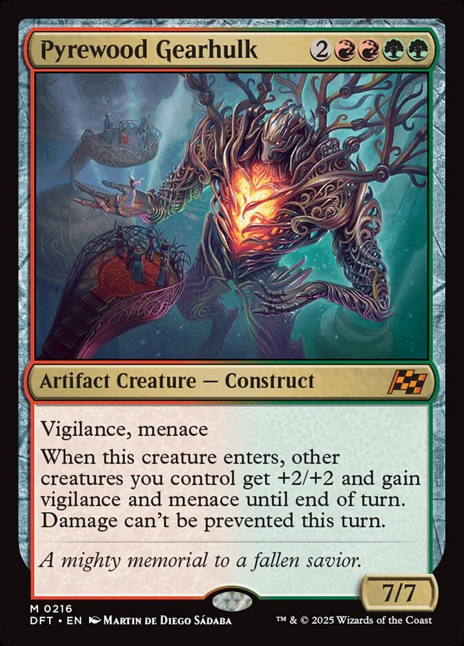 Pyrewood Gearhulk (Aetherdrift) - Magic: The Gathering in TCG Land