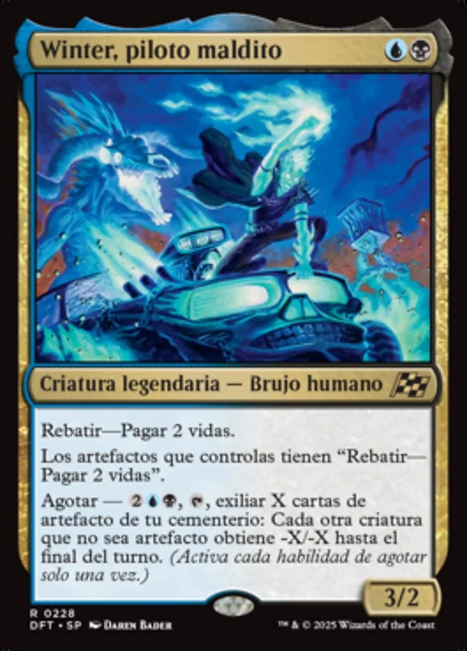 Winter, piloto maldito (Aetherdrift) - Magic: The Gathering in TCG Land México