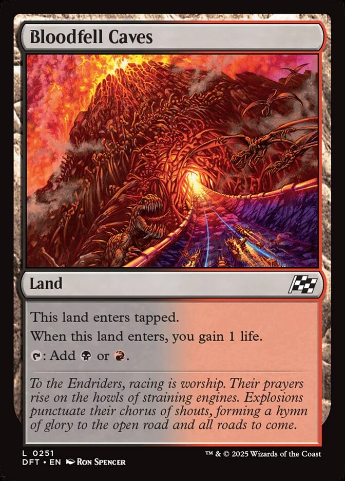 Bloodfell Caves (Aetherdrift) - Magic: The Gathering in TCG Land