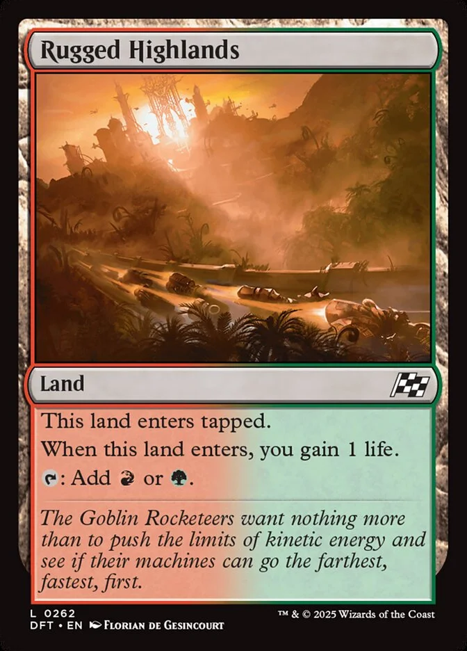 Rugged Highlands (Aetherdrift) - Magic: The Gathering in TCG Land