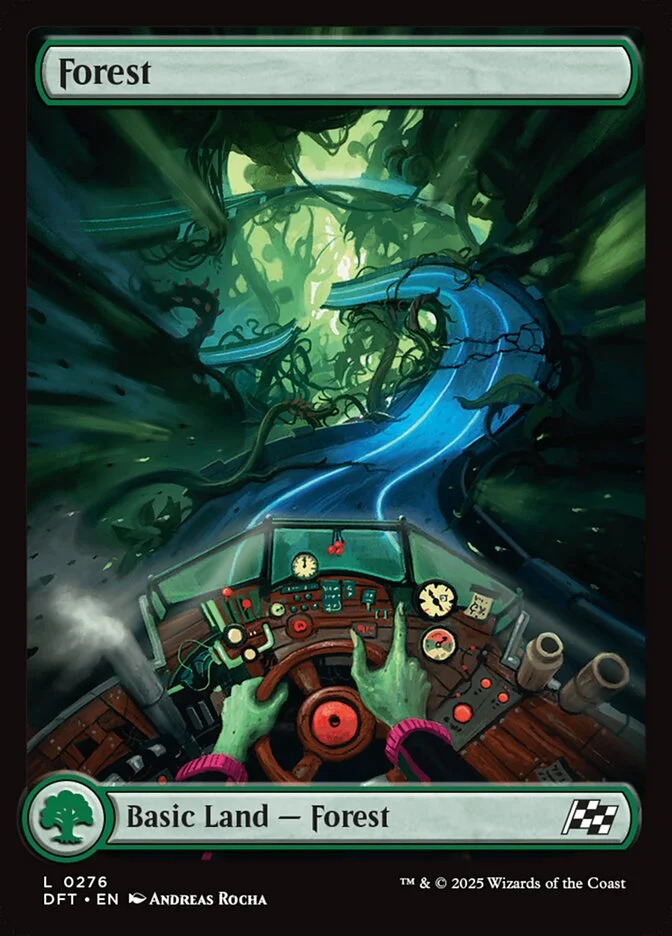 Forest (Aetherdrift) - Magic: The Gathering in TCG Land