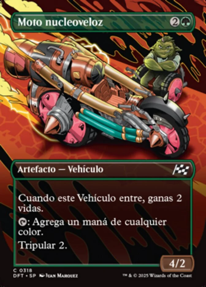 Moto nucleoveloz (Aetherdrift) - Magic: The Gathering in TCG Land México