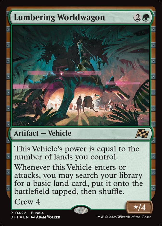Lumbering Worldwagon (Aetherdrift) - Magic: The Gathering in TCG Land México