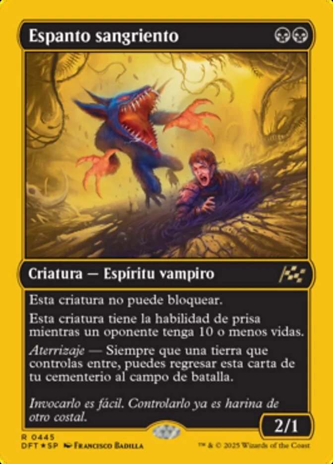 Espanto sangriento (Aetherdrift) - Magic: The Gathering in TCG Land México