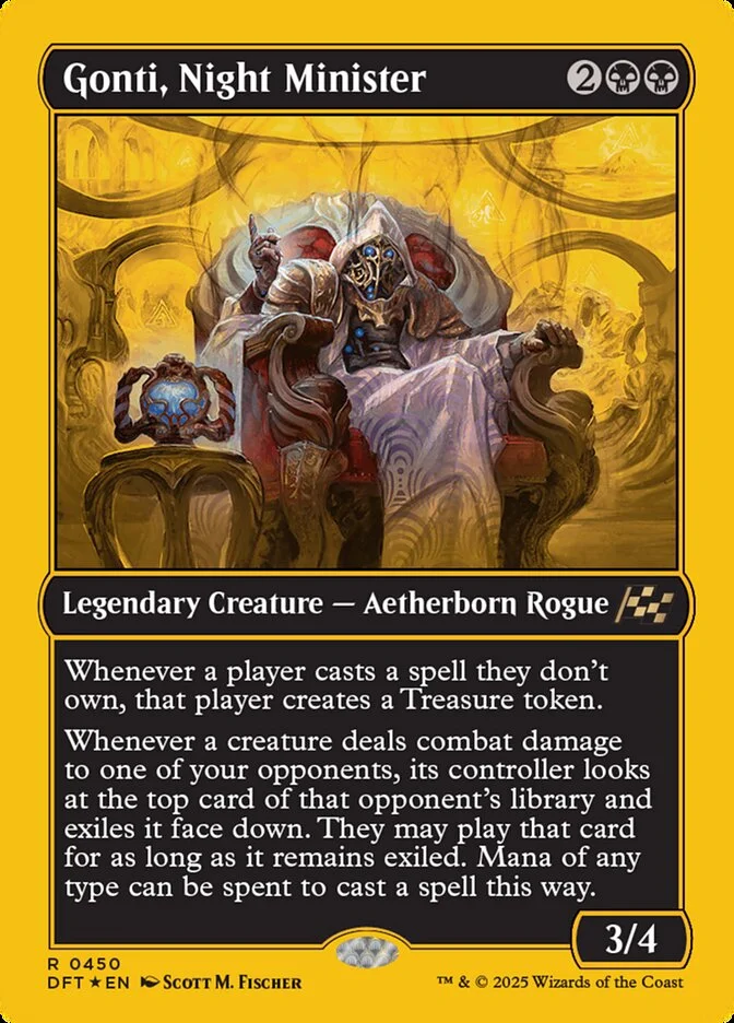 Gonti, Night Minister (Aetherdrift) - Magic: The Gathering in TCG Land