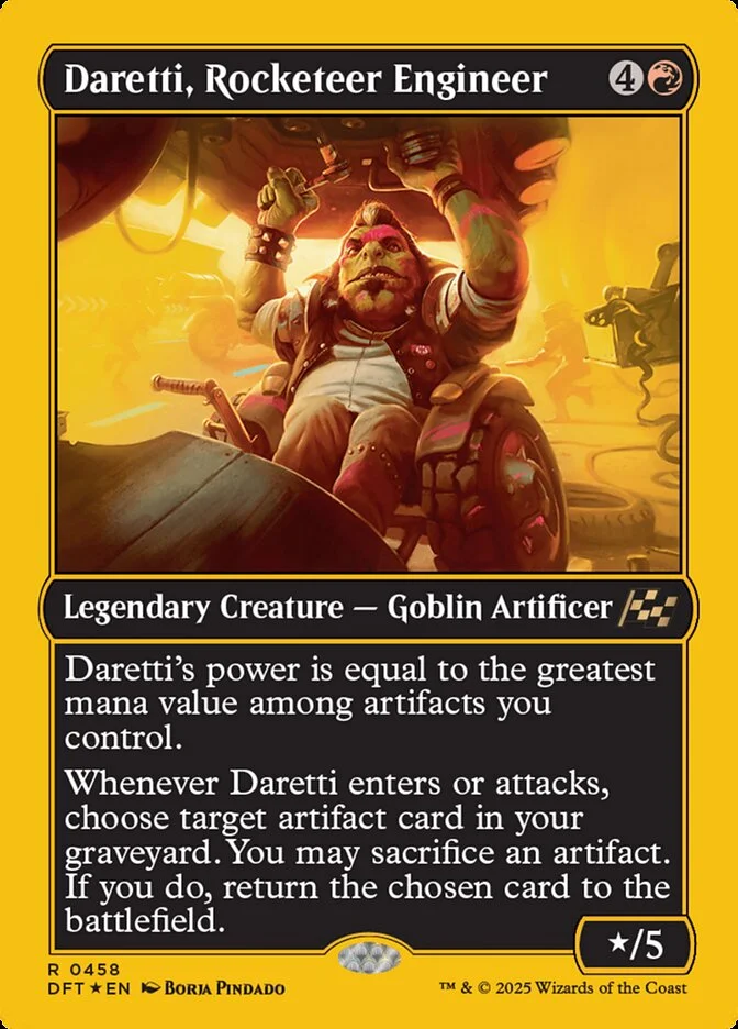 Daretti, Rocketeer Engineer (Aetherdrift) - Magic: The Gathering in TCG Land