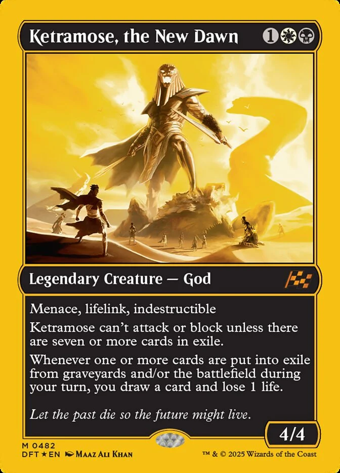 Ketramose, the New Dawn (Aetherdrift) - Magic: The Gathering in TCG Land