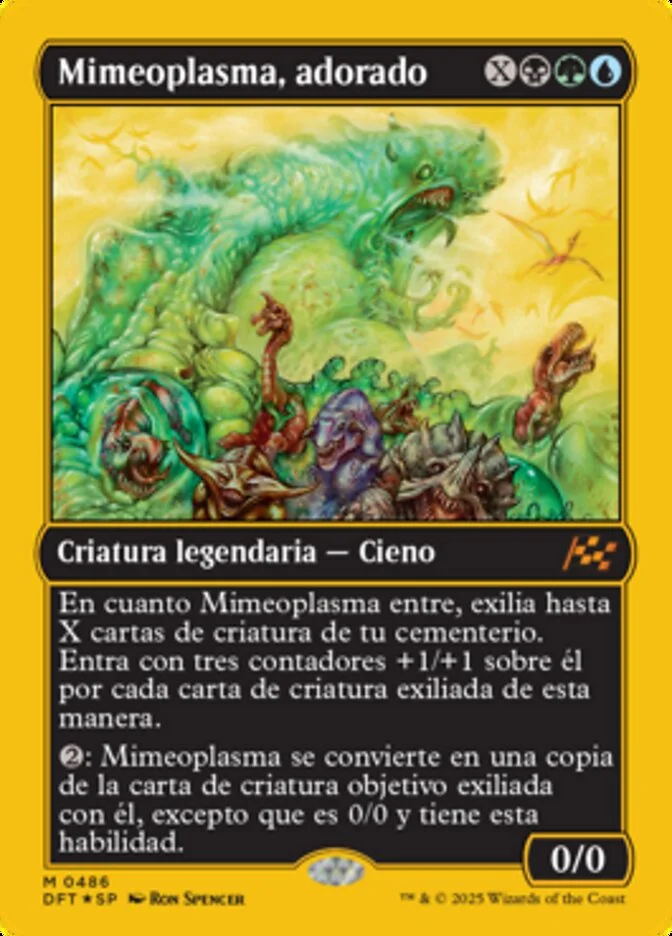 Mimeoplasma, adorado (Aetherdrift) - Magic: The Gathering in TCG Land