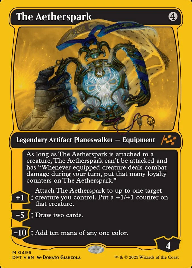 The Aetherspark (Aetherdrift) - Magic: The Gathering in TCG Land