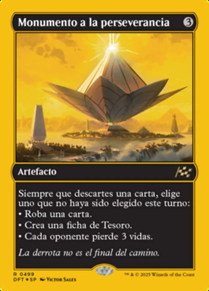Monumento a la perseverancia (Aetherdrift) - Magic: The Gathering in TCG Land México