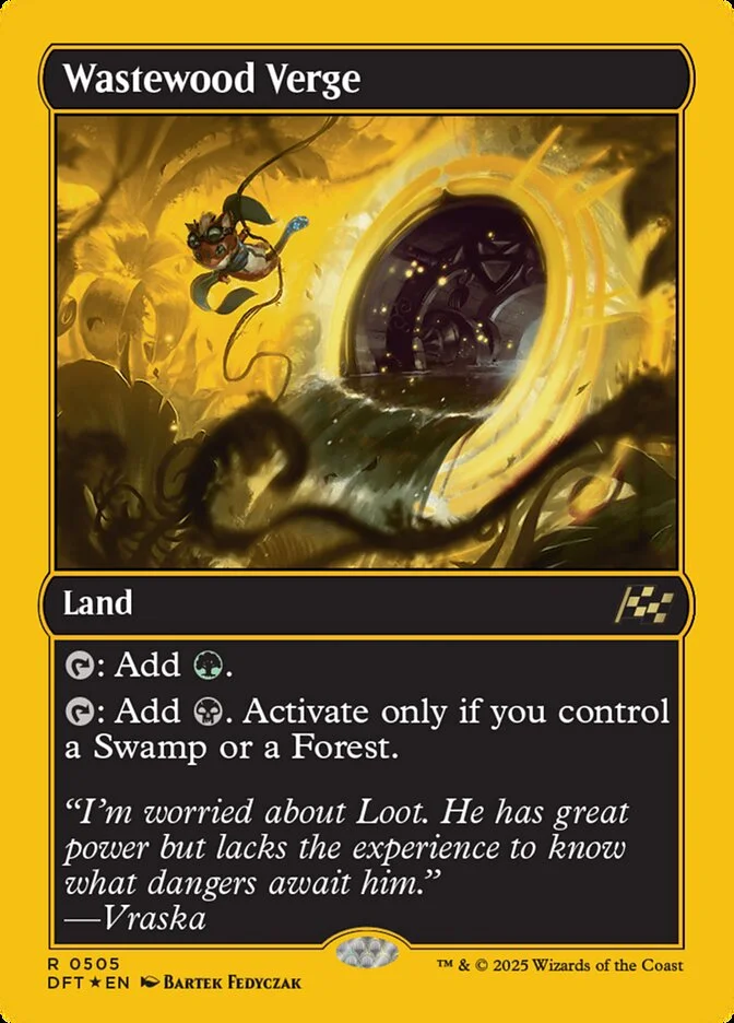 Wastewood Verge (Aetherdrift) - Magic: The Gathering in TCG Land México