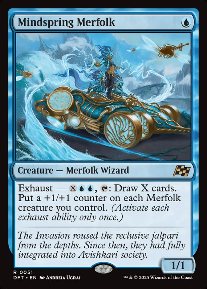 Mindspring Merfolk (Aetherdrift) - Magic: The Gathering in TCG Land