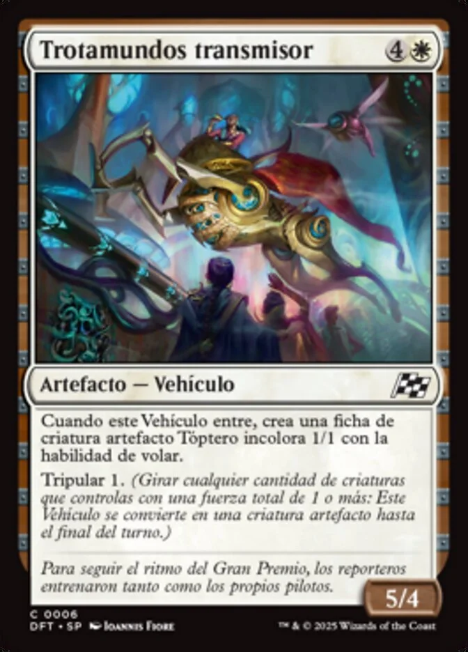 Trotamundos transmisor (Aetherdrift) - Magic: The Gathering in TCG Land
