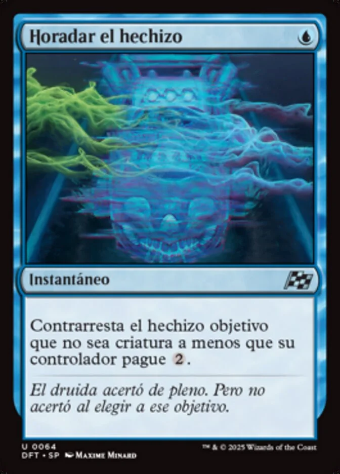 Horadar el hechizo (Aetherdrift) - Magic: The Gathering in TCG Land México