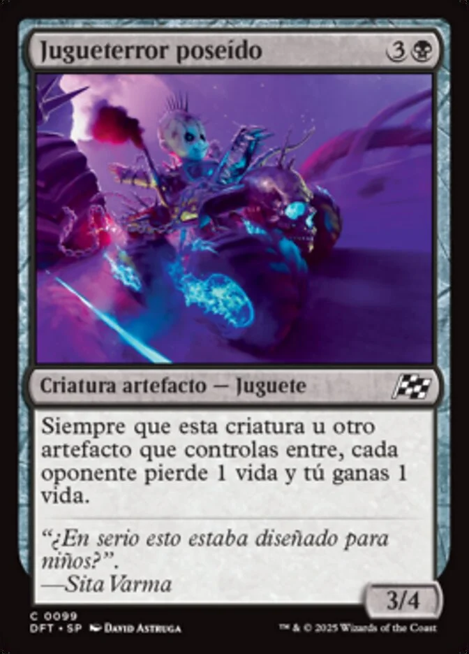 Jugueterror poseído (Aetherdrift) - Magic: The Gathering in TCG Land
