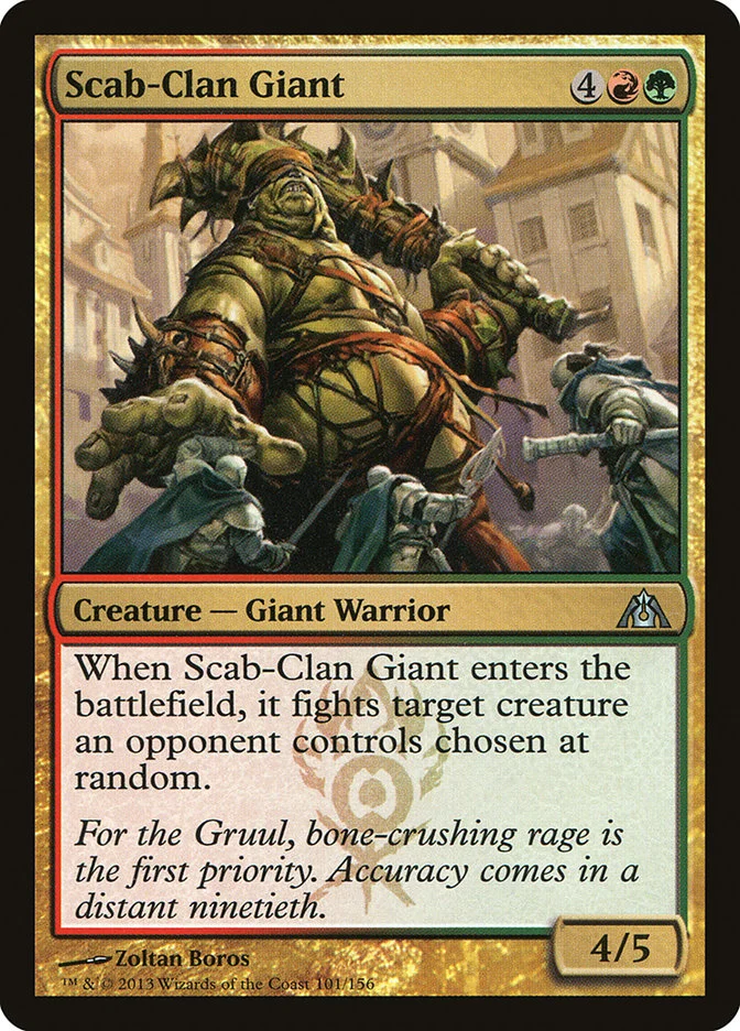 Scab-Clan Giant (Dragon's Maze) - Magic: The Gathering in TCG Land