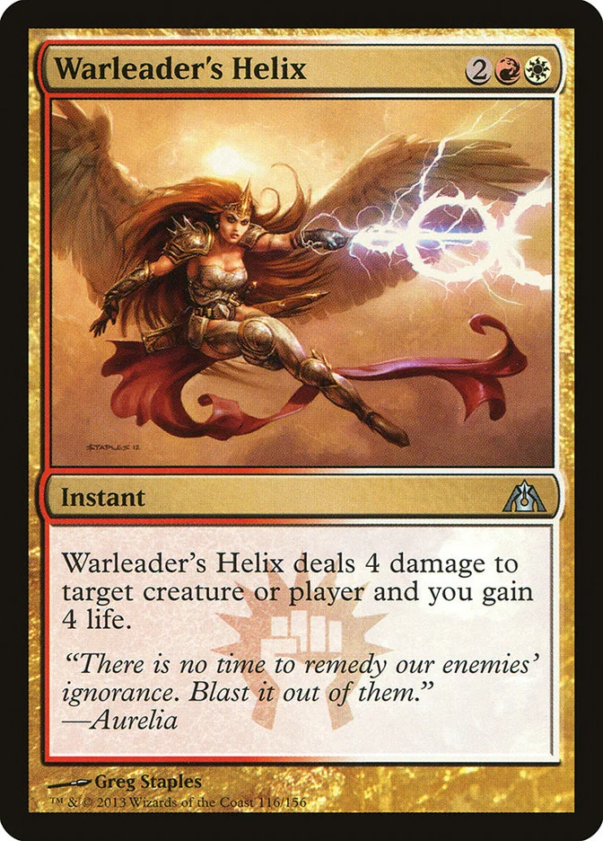 Warleader's Helix (Dragon's Maze) - Magic: The Gathering in TCG Land