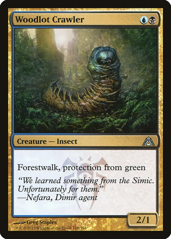 Woodlot Crawler (Dragon's Maze) - Magic: The Gathering in TCG Land