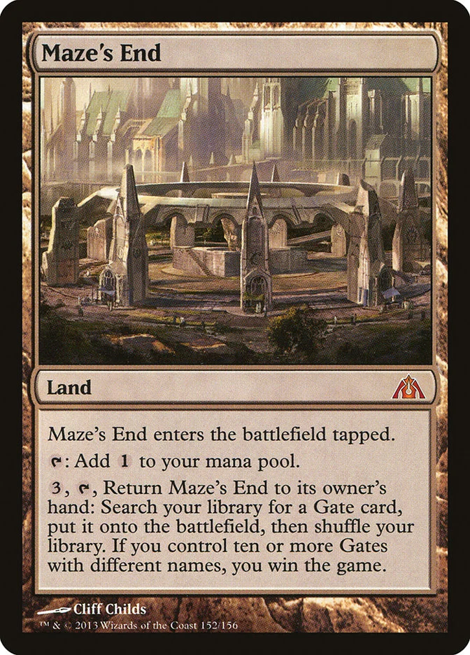 Maze's End (Dragon's Maze) - Magic: The Gathering in TCG Land