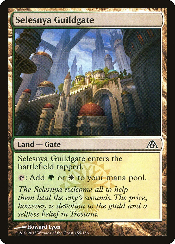 Selesnya Guildgate (Dragon's Maze) - Magic: The Gathering in TCG Land