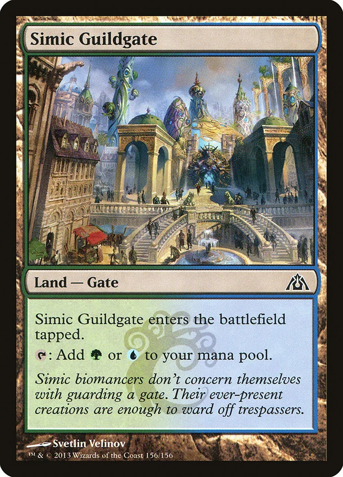 Simic Guildgate (Dragon's Maze) - Magic: The Gathering in TCG Land México