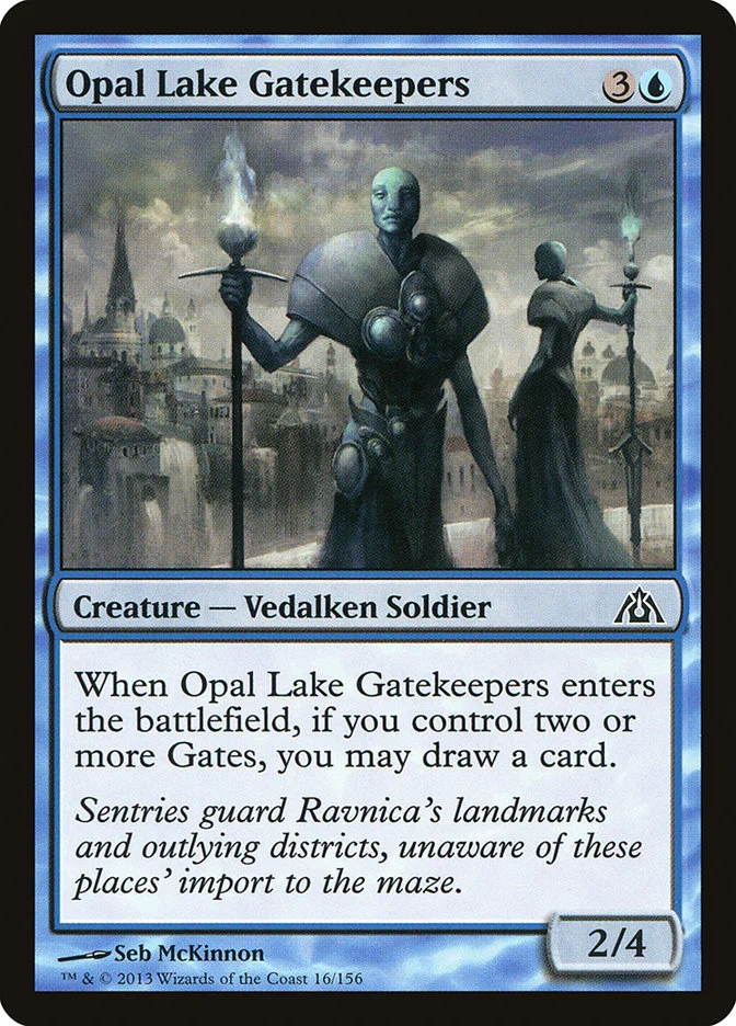 Opal Lake Gatekeepers (Dragon's Maze) - Magic: The Gathering in TCG Land