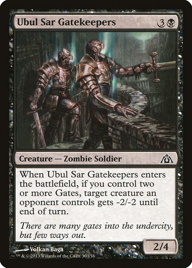 Ubul Sar Gatekeepers (Dragon's Maze) - Magic: The Gathering in TCG Land