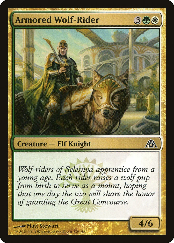 Armored Wolf-Rider (Dragon's Maze) - Magic: The Gathering in TCG Land México